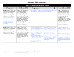 OA Standard Progressions