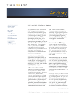 Advisory - Wiggin and Dana LLP