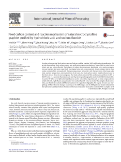 Fixed carbon content and reaction mechanism of natural