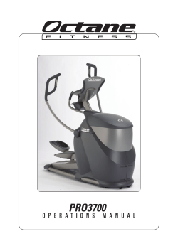 Pro3700 Operations Manual