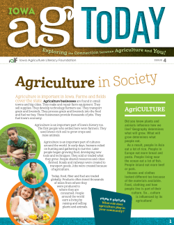 the Latest Edition - Iowa Agriculture Literacy Foundation
