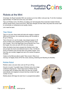 Robots at the Mint - Royal Australian Mint