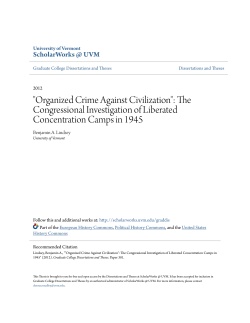 "Organized Crime Against Civilization": The