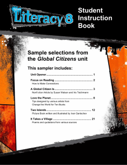 Student Instruction Book