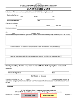 Claim Amendment Form C-3 version 10/2007