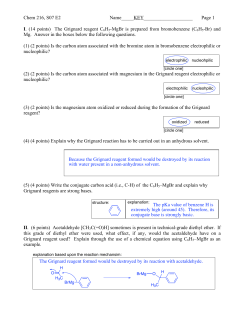 Chem 216, S07 E2 Name_____KEY____________________ Page