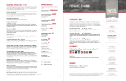 Private Dining - Hacienda Colorado