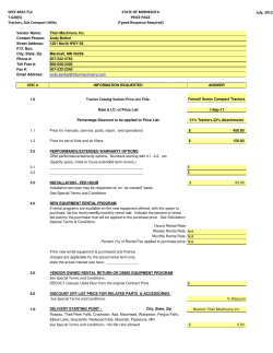 Farmall Series Compact Tractors with Attachments