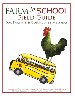 toSCHOOL - Community Alliance with Family Farmers