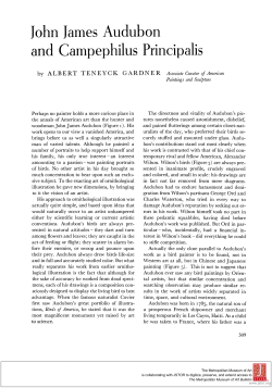 John James Audubon and Campephilus Principalis