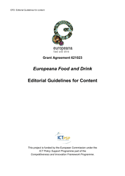 Editorial Guidelines for Content