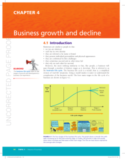 Business growth and decline PROOFS