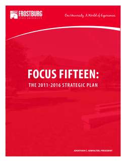 focus fifteen - Frostburg State University