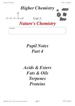 Notes Part 4 Completed - Chemistry Teaching Resources