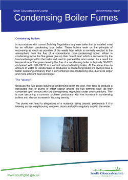 Condensing Boiler Fumes - South Gloucestershire Council