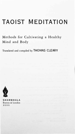 taoist meditation