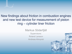 cylinder liner friction