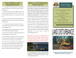 Land Disturbance - King and Queen County