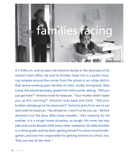 families facing - Wendy Luttrell