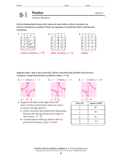 Answers to 8.1 form K