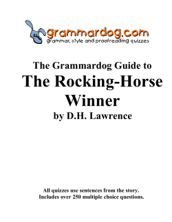 The Rocking-Horse Winner by D