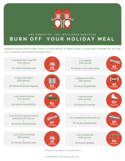 burn off your holiday meal
