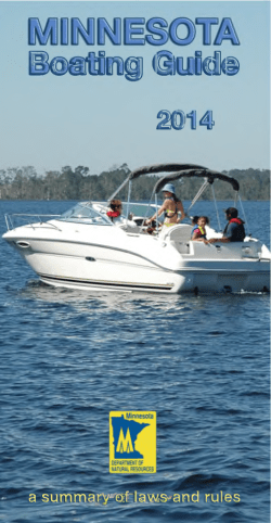 2014 Minnesota Boating Guide