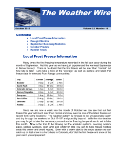 October 2015 - Skyview Weather