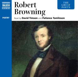 Robert Browning - Naxos AudioBooks
