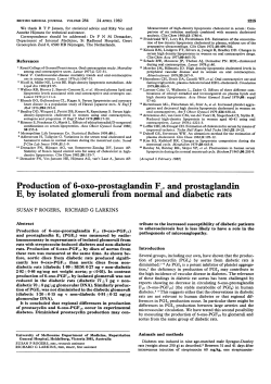 Production of 6-oxo-prostaglandin Fl. and prostaglandin