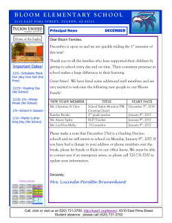 Teacher Resources - Tucson Unified School District