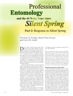 S ilentt S p ring - Purdue Extension Entomology