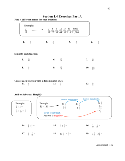 Section 1.4 Exercises Part A
