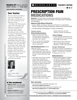 prescription pain medications
