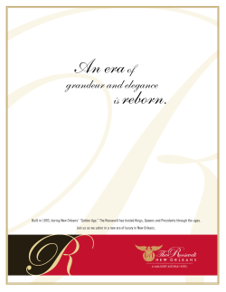 An eraof is reborn. - The Roosevelt New Orleans
