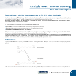 Analysis - HPLC - Interchim technology