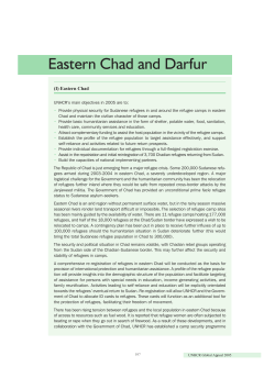 Eastern Chad and Darfur