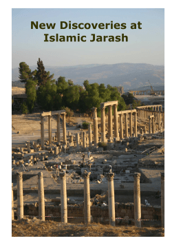 New Discoveries at Islamic Jarash