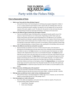 Party with the Fishes FAQs