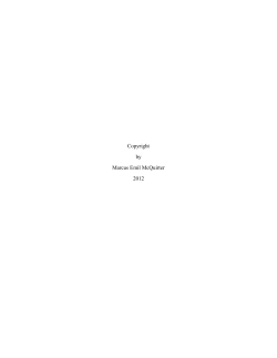 MCQUIRTER-DISSERTATION - The University of Texas at Austin