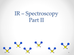 IR - spectroscopy