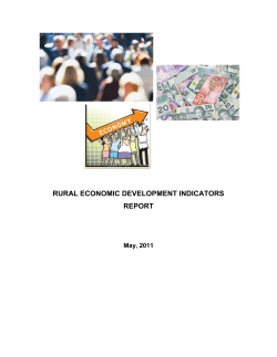 rural economic development indicators report