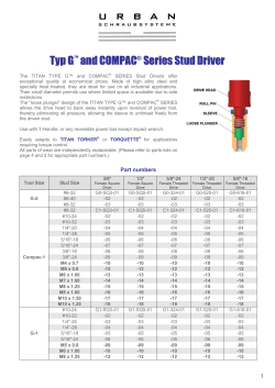 Serie Typ G&trade; und Compac&reg;