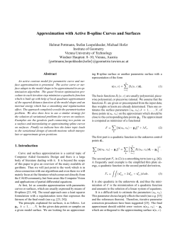 Approximation with Active B-spline Curves and Surfaces