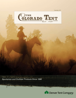 Est. 1890 - Denver Tent Company