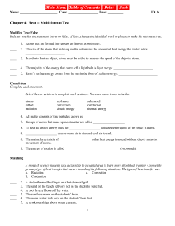 Chapter 4: Heat -- Multi-format Test