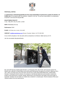 Public Sculpture To Transform The Square Mile