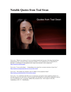 Notable Quotes from Teal Swan