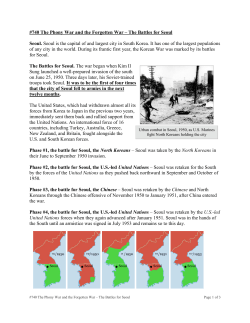 #740 The Phony War and the Forgotten War &ndash; The Battles for Seoul