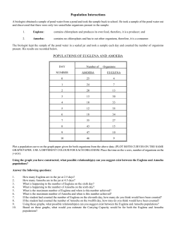 Population Interactions